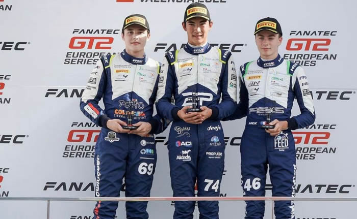 Lee más sobre el artículo Con un podio y un Top 5 en la general cierra Jerónimo Berrío su participación en la sexta ronda de la F4 Francesa en Valencia