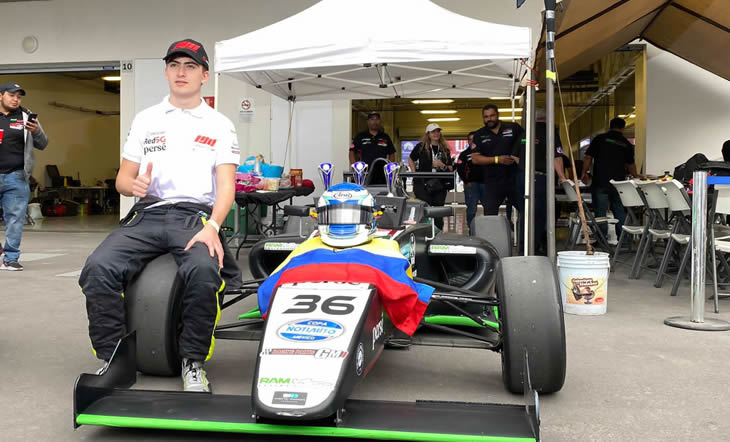Lee más sobre el artículo Pedro Juan Moreno repite tripleta en la cuarta ronda del Nacam Fia F4