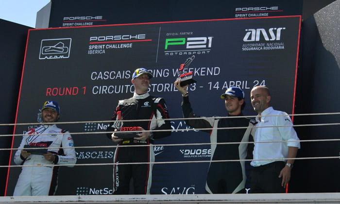 Lee más sobre el artículo Juan Pablo Vega obtuvo podio en la Porsche SprintChallenge Ibérica.