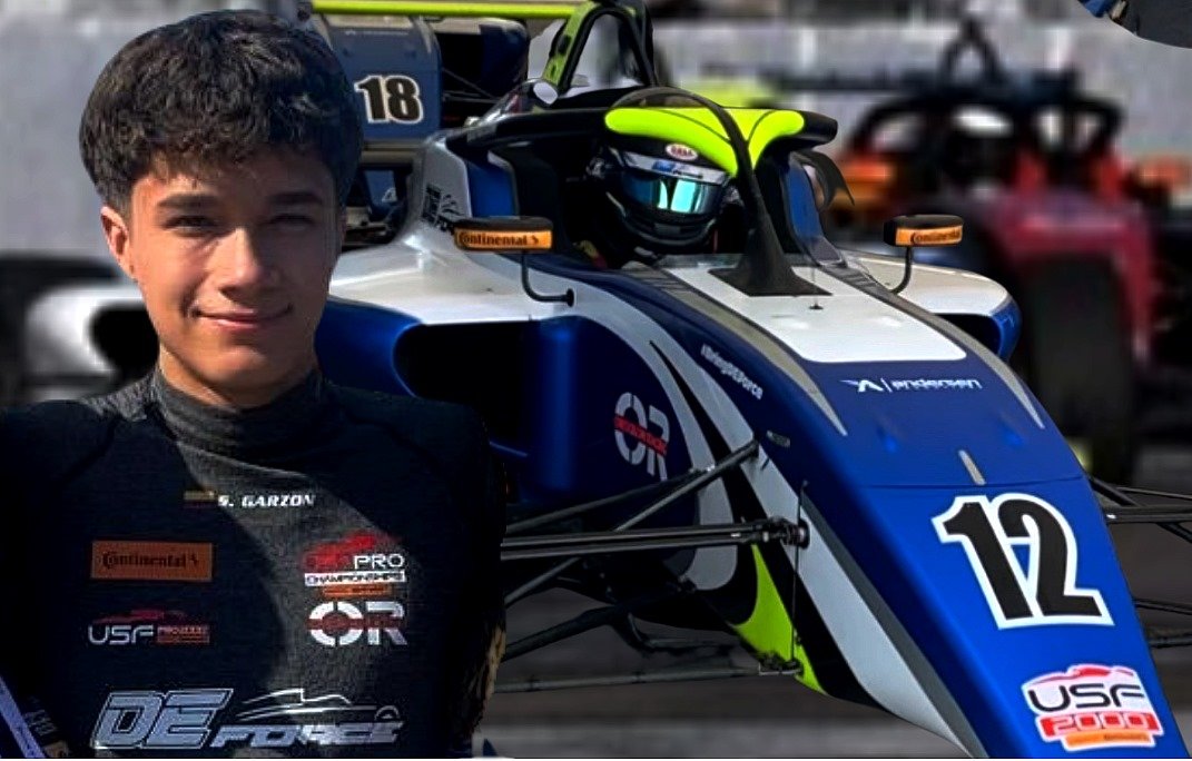 SEBASTIÁN “TATÁN” GARZÓN DEBUTÓ EN EL USF 2000