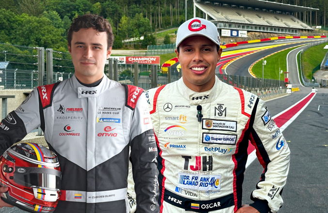 Oscar Tunjo y Henry Cubides corren válida de la Michelin Le Mans Cup en Bélgica
