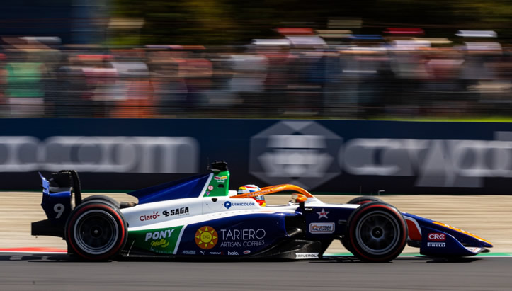 Sebastián Montoya logra doble top-10 en Monza