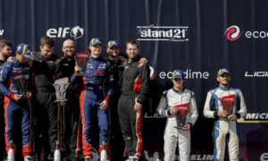 Podio de Lucas Medina en la final de la Ligier European Series