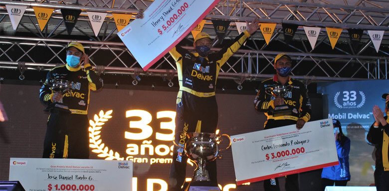 Lee más sobre el artículo La edición 33 del GP Mobil Delvac se quedó en manos de los boyacenses: Henry David Guío se coronó campeón 2021 y José Daniel Puerto repitió título de Campeón de Campeones