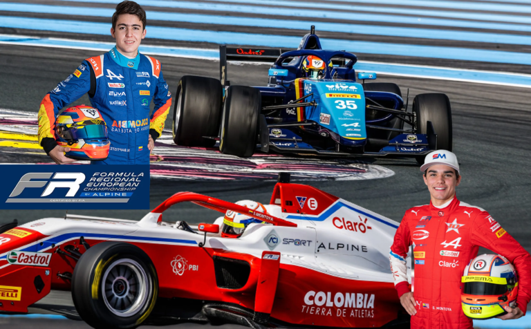 Lee más sobre el artículo Sebastián Montoya y Nico Baptiste disputaron la Cuarta fecha de la Fórmula Regional Europea by Alpine -FRECA