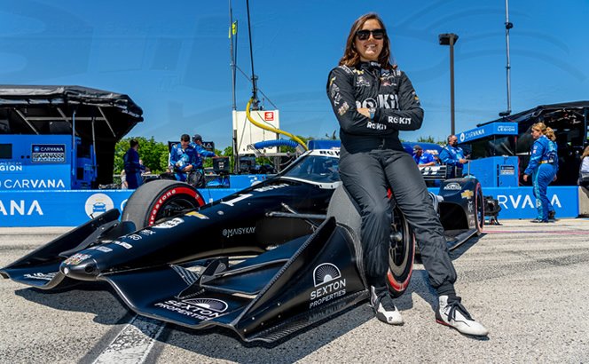 Lee más sobre el artículo Tatiana Calderón por un nuevo reto de IndyCar en Mid Ohio