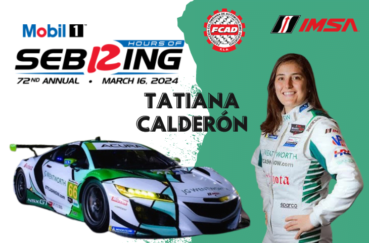 Tatiana Calderón debuta en las 12 H de Sebring este fin de semana