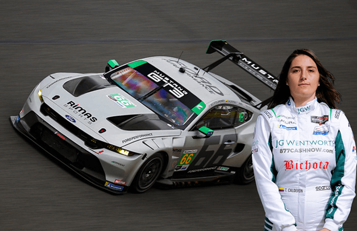 Lee más sobre el artículo Intensa actividad tuvo Tatiana Calderón en el previo de las 24H de Daytona